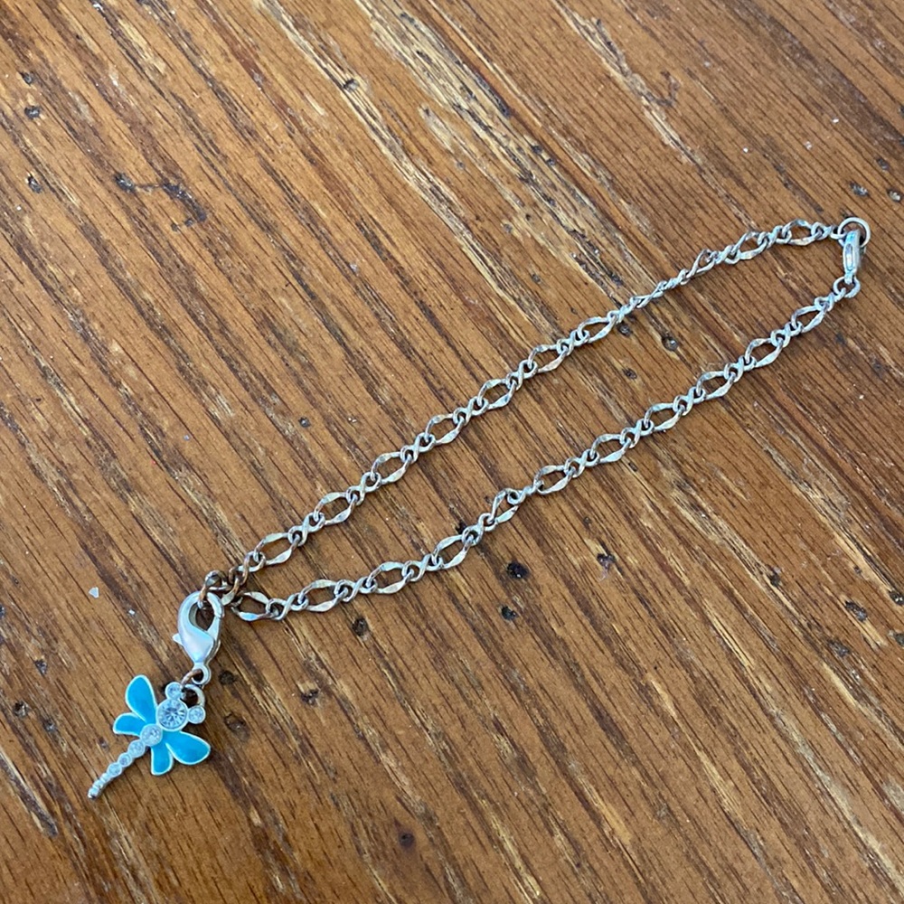 🦋Cute fashion jewelry Ankle bracelet Mickey butterfly charm, , gently worn 🦋